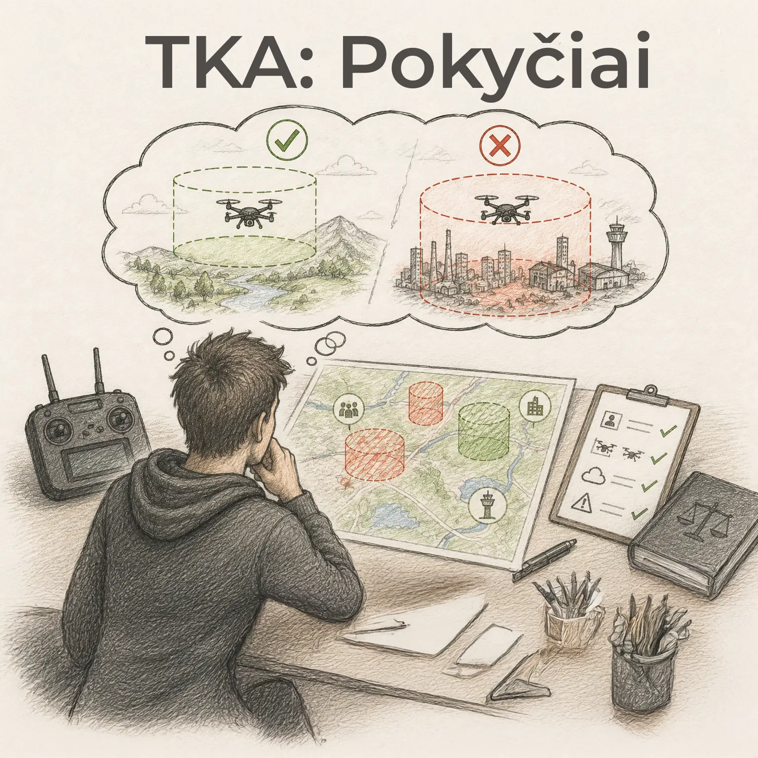 Nuo rugpjūčio 1 d. keičiasi dronų skrydžių tvarka aplink oro uostus