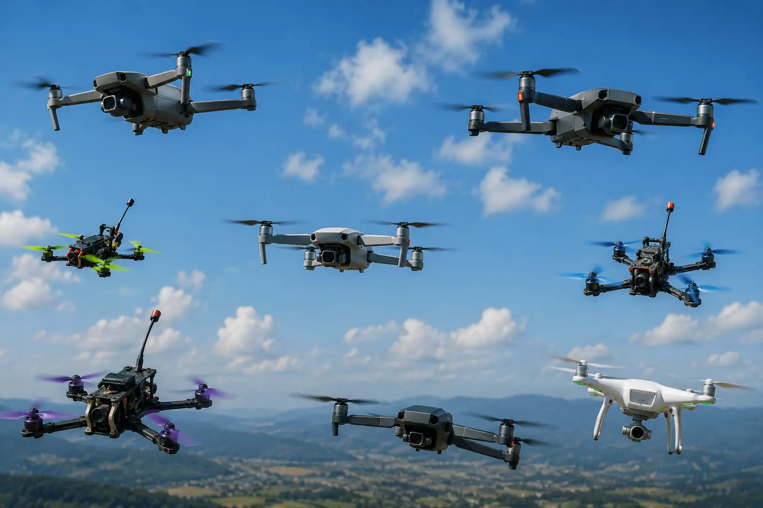 Kokių būna dronų?